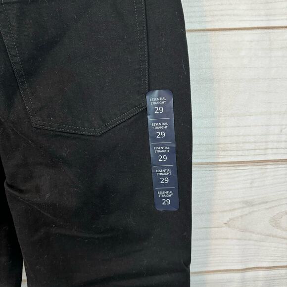 J. Crew Black Essential Straight Jean in All-Day Stretch Size 29 - Picture 7 of 10